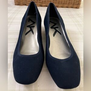 Anne Klein Sport Dark Blue Wedge Heels, size 11